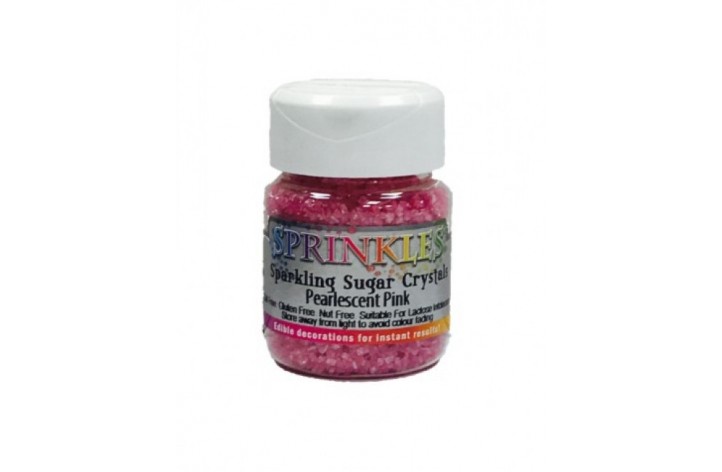 Sparkling Sugar Crystals - Pearlescent Pink